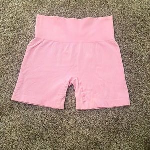Pink Biker Shorts